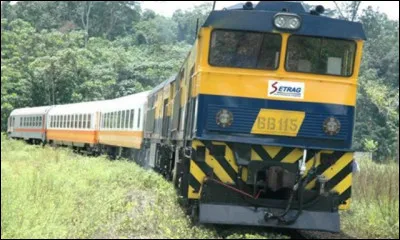 Le "Transgabonais" relie :