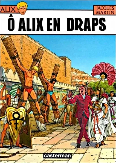 20e album > L'action se passe à la cour de Ptolémée III et Cléopâtre. Quels sont les 2 éléments hors sujets ? Quel est le bon titre ?