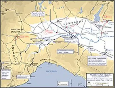 Pendant la campagne d'Italie de combien d'hommes disposait Napoléon Bonaparte ?