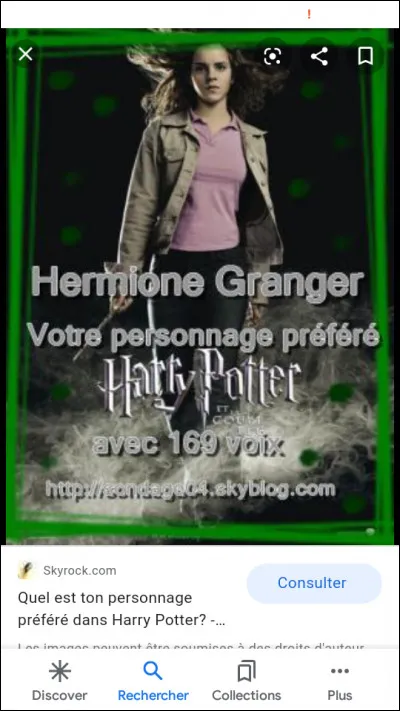 Quel est ton personnage préféré ?