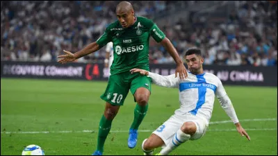 Dans un match qui célèbre les 120 ans du club l'Olympique de Marseille arbore un maillot spécial, l'OM accueille un rival historique, l'AS Saint-Étienne. Les phocéens l'emporte 1-0 sur un but d'une de leurs recrues estivales, laquelle ?