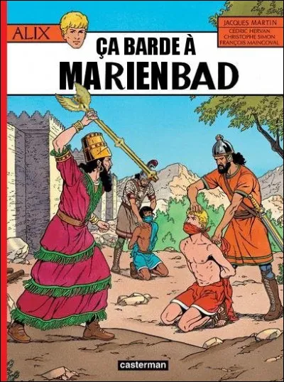 C'est un retour aux sources dans la ville où Alix fut esclave. Ce qui permet de retrouver le titre de ce 25e album. Sauriez-vous aussi dénicher l'anachronisme ?