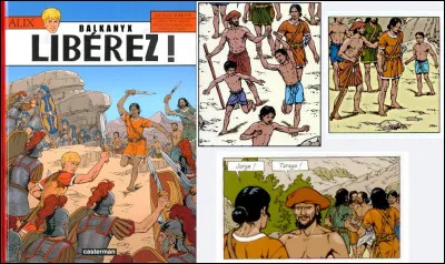 C'est dans les pages même de l'album (n° 26) que se trouvent 2 éléments anachroniques, liés au même personnage d'Hispanie : Associez-les au bon titre de couverture et c'est gagné !