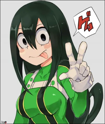 Quel est le prénom de super-héros de Tsuyu ?