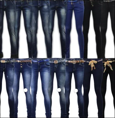En quelle année a été créé le jeans, qui donna un coup de pouce à la couleur bleu?