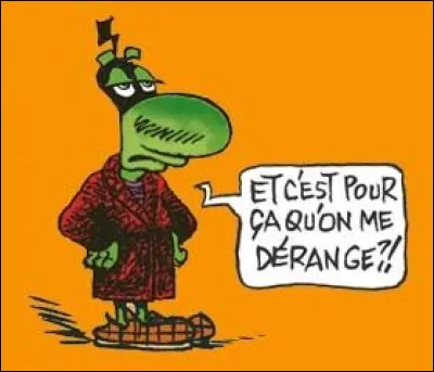 Nous cherchons la réplique la plus significative de ce personnage, l'ombrageux "Concombre Masqué". Quelle est-elle ?