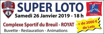 Combien de personnes &eacute;taient pr&eacute;sentes lors de notre Loto organis&eacute; le Samedi 25 Janvier 2020 ?