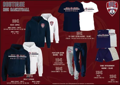 Combien d'articles sont propos&eacute;s dans la boutique du club ?