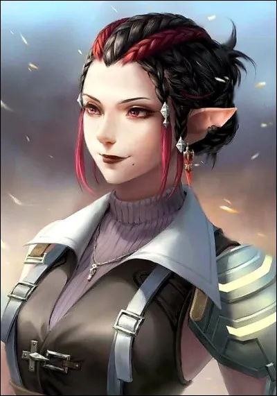 Physiquement, ses cheveux sont :