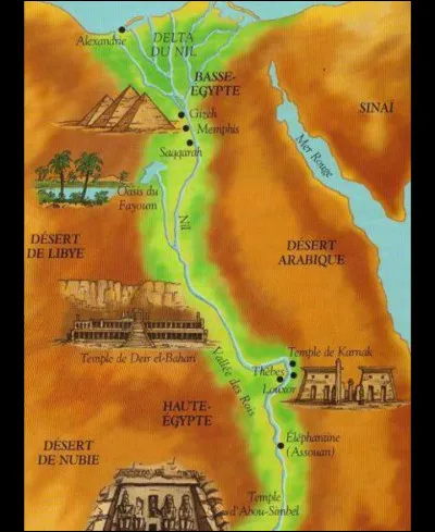 Quel fleuve traverse l'Égypte ?