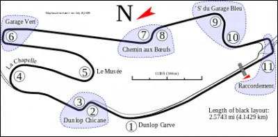 Circuit mythique par excellence. Il ne représente qu'une partie du circuit, où se déroule la plus mythique des courses d'endurance. Ce circuit est également très utilisé pour le championnat du monde moto :