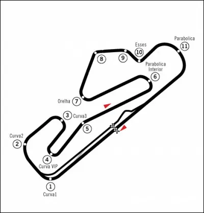 Je suis un circuit devenu populaire, grâce notamment à quelques événements qui resteront dans l'histoire, comme la première victoire en F1 d'Ayrton Senna en 1985, le drapeau noir de Nigel Mansell en 1989, qui a ensuite percuté Senna, le quasi-flip arrière de Riccardo Patrese qui avait percuté la McLaren Honda de Gerhard Berger sur la grande ligne droite des stands en 1992 :