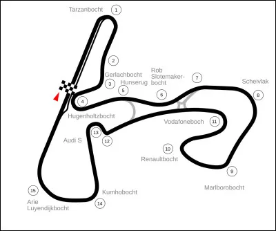 Je suis un circuit trac&eacute; entre des dunes de sables. J'ai &eacute;t&eacute; le th&eacute;&acirc;tre de 31 Grand prix de formule 1 de 1952 &agrave; 1985 avant d'&ecirc;tre abandonn&eacute;, jusqu'&agrave; mon retour en 2021. Mon retour a &eacute;t&eacute; conditionn&eacute; par une modification profonde de mon trac&eacute; avec notamment l'ajout de 2 bankings (virages relev&eacute;s). Jim Clark y a le record de victoire en F1
