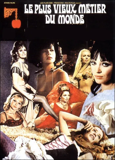 Quelles grandes actrices sont à l'affiche dans le vieux film sorti en 1967, "Le Plus Vieux Métier du monde" ?