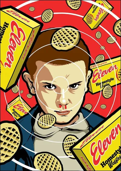 Quelle est la marque de gaufres dont Eleven raffole ?