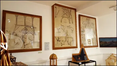 Les compagnons charpentiers commençaient par dessiner leur projet avant d'en réaliser la maquette. On appelle ce dessin