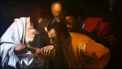Quel est le nom du ce tableau du Caravage, redécouvert en 2006 dans l'église Saint-Antoine ?