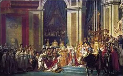 Parmi ces propositions, quelle est la personne qui fut absente lors du sacre de Napoléon Ier mais présente sur le tableau ?