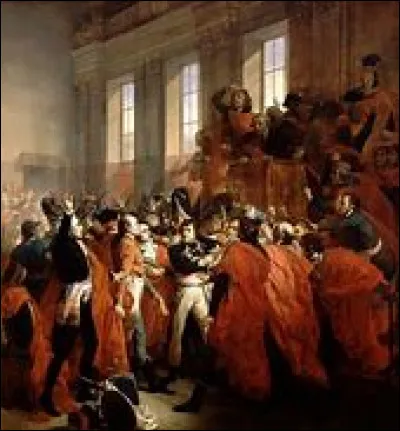 En quelle année (calendrier révolutionnaire) eut lieu le coup d'État de Napoléon Ier ?