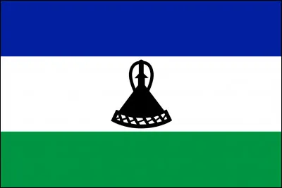 Quel chapeau conique surmonté de boucles est le symbole national du Lesotho et figure sur son drapeau ?