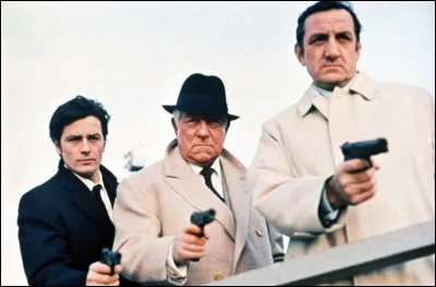 De quel film d'Henri Verneuil réunissant Jean Gabin, Lino Ventura et Alain Delon est extraite cette photo ?