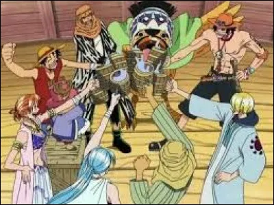 Quel membre de l'équipage arrive en premier sur l'île des Sabaody après les 2 ans ?