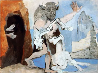 Quel monstre mythologique né des amours de Pasiphaé et d'un taureau blanc, inspira à Picasso une série de gravures ?
