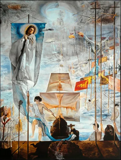 Quel est l'auteur de cette toile intitulée "Christophe Colomb" ?