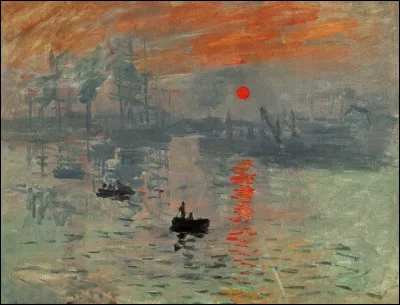 À qui doit-on l'emblématique "Impression, soleil levant" ?