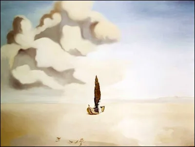 "Apparition de ma cousine Carolinetta sur la plage de Rosas" est une toile de :