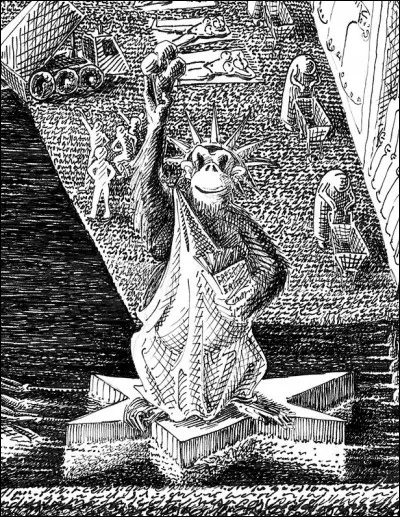 À quel(s) film(s), la dessinatrice Mad Meg, fait-elle référence dans ce dessin ?