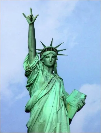 Que fait la statue de la Liberté ?