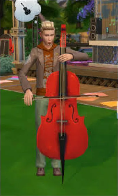 Lequel de ces instruments de musique n'apparaît jamais dans le jeu "Les Sims" ?