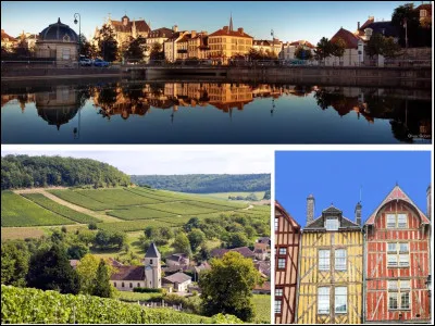 L'Aube est un département français de la région :