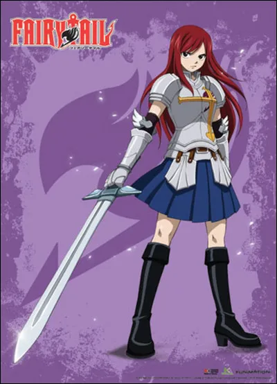 De qui Erza est-elle amoureuse depuis longtemps ?