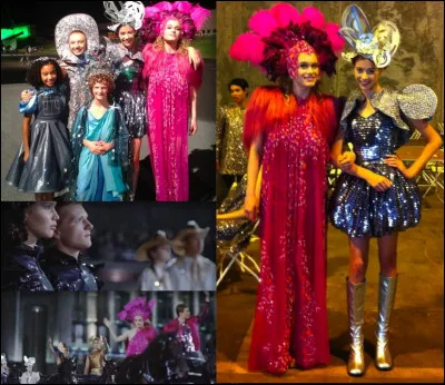 Choisis une tenue pour le défilé et les interviews, 12 choix vous sont possibles :