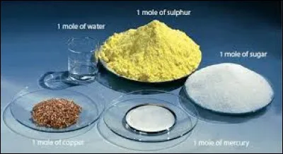 Concernant la quantité de matière :