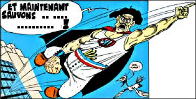 Avec cet autre personnage de Gotlib, lorsqu'il doit sauver quoi que ce soit, c'est "français" à coup sûr ! En l'occurrence, de quoi s'agit-il ? Et surtout, quel est son nom ?