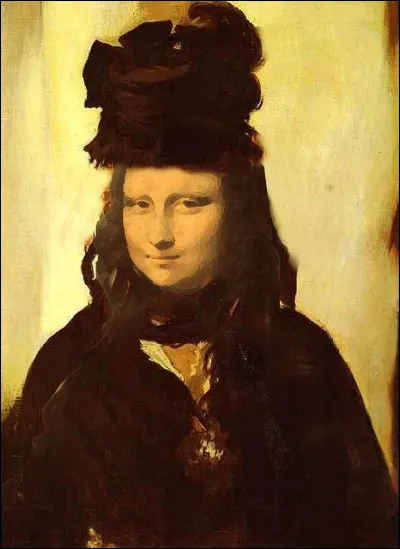 À quelle peintre Hans Koner a-t-il donné les traits de "La Joconde" ?