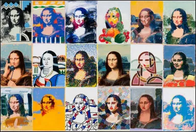 À quel artiste, ces variations de Mona juxtaposées font-elles penser ?