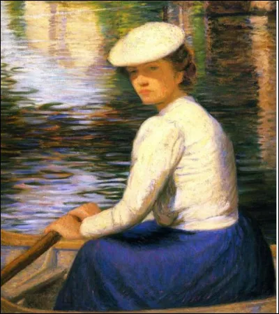 1848-1933 - Lilla Cabot Perry est une peintre américaine connue pour ses portraits et paysages. Elle eut sa période parisienne en demeurant à Giverny. Sur les conseils du maître de l'impressionnisme dont elle fut l'élève, elle s'impliquera aux États-Unis et au Japon à promouvoir celui par qui, elle aura tout appris. 
Son nom ne vous a pas échappé. De qui s'agit-il ?