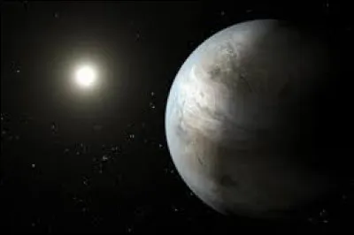 Kepler 452b, une cousine de la Terre qui comprend un bon nombre de points communs avec notre planète bleue et qui est située dans la zone habitable de son étoile, est une exoplanète tellurique super-terre, ce qui signifie que :