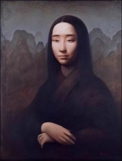 Quel peintre chinois contemporain a peint cette "Mona Lisa" ? (Y.. X.. Complétez...)