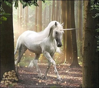 Dans la forêt interdite, la licorne morte est couchée sur le flanc, mais de quel côté ?