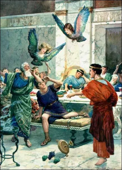 Les dieux excédés par le talent de devin de ce roi le rendirent aveugle et deviendra la victime des Harpies qui lui vole sans cesse sa nourriture. Qui est-il ?