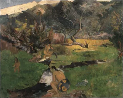 Qui a représenté ces "Tahitiennes près d'un ruisseau" ?