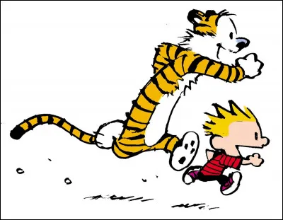 Quel est le prénom du garçon dont le tigre en peluche s'appelle ''Hobbes'' ?