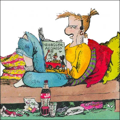 Quel est le nom de l'adolescente gâtée, créée par Claire Bretécher ?