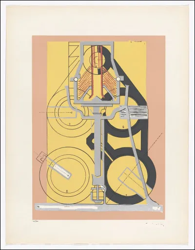 Et on termine avec l'uvre intitulée "Petite Solitude au milieu des soleils", qui est signée :