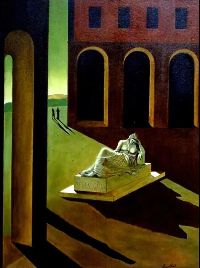 "La Solitude" encore pour le titre de ce tableau, signé :